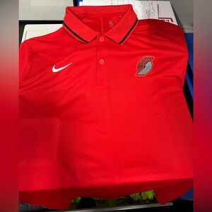 Nike Men's Red Blazer Polo